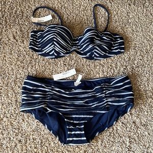 J Crew 2-Piece Swim Suit